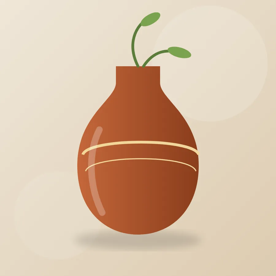 زهرية تيراكوتا