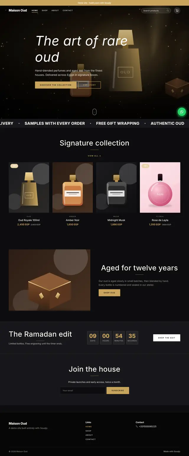 Luxe theme preview